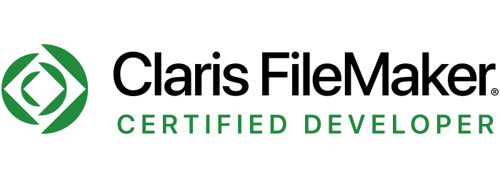 Claris-certifierad utvecklare.